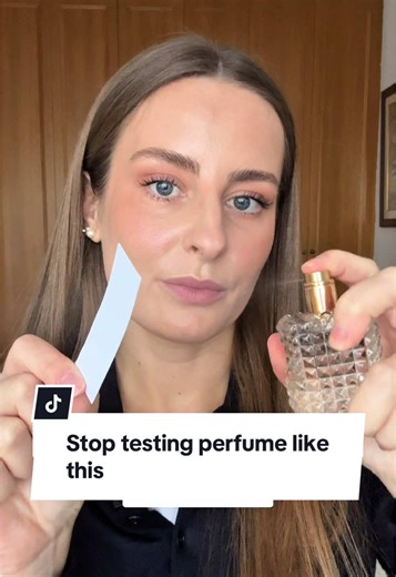 Perfume paper strips? They lie. Your skin’s warmth, pH, and chemistry completely change how a scent develops. What smells divine on paper might fall flat on you and vice versa. Always wear it on skin before judging. 💡Tip: spray it on your wrist, wait 20 minutes, then decide. #perfumetips #fragrancehack #cleanscents #cleanperfume #perfumetok
