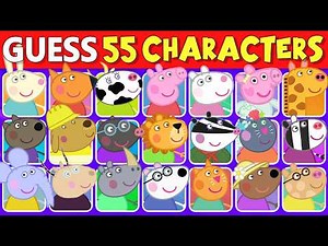 Guess ALL 55 Peppa Pig Characters! 🐷 Ultimate Quiz Challenge | Quiz DingDong