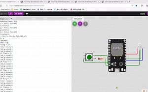 13. 按键控制RGB LED-基于MicroPython的ESP32仿真