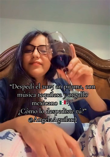 Así se despide un año que se va… con música tequilera 🇲🇽🎶 @Angela Aguilar :) #OrgulloMexicano #LaTequilera #Despedida2025#MexicoEnElAlma#Angie💋