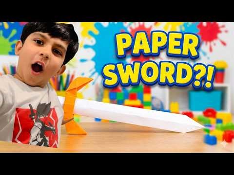 DIY Paper Sword for Kids | Easy Step-by-Step Tutorial