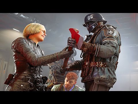 Wolfenstein 2 The New Colossus - 50 Minutes of NEW Gameplay Walkthrough No Commentary