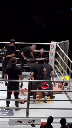 Tawanchai stretchered out of ring after suspected leg break | ONE Friday Fights 137 #onechampionship