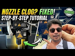Bambu Lab P1S Nozzle Clog Fixed! | Complete Extruder Cleaning & Repair Tutorial 🔧