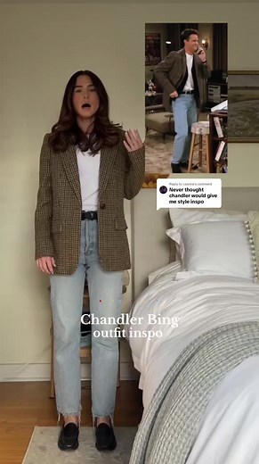 Replying to @Leanne #chandlerbing #chandlerbingoutfits #monicagelleroutfits #rachelgreenoutfits #monicageller #rachelgreen #friends #outfitinspo