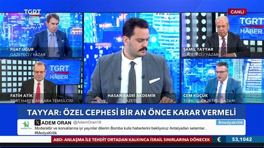 Cem Küçük:"En az 50-60 vekil Kılıçdaroğlu'nu destekliyor dediniz. 40 kişiyle kapalı grubu toplayabilir. Bulamıyor mu 40 vekili?Olay çıkmasın diye açık grup yapamıyor, o zaman kapalı grup yapsın? Grup bile yapamıyorsan sen nasıl genel başkansın?"