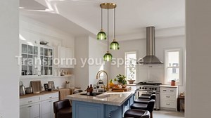 Glass Green Tulip Lamp Shades, Small Flower Lampshades,Replacement Mini Lamp Shade for Floor Lamp Table Wall Lamp Chandelier Decor (Green-3)