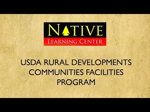 USDA: Rural Developments Communities Facilities Program