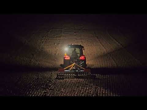 New Holland L85 rotary harrow tillage for wheat seeding