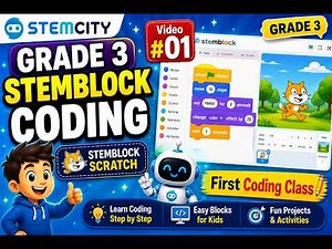 Grade 3 Stemblock Scratch Coding | First Coding Class for Kids