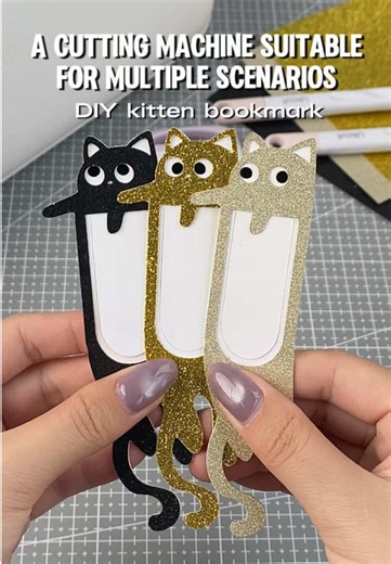 DIY Kitten Bookmark Craft Using Likcut Machine