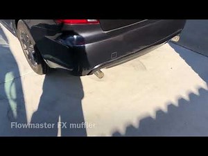 Flowmaster FX muffler on Subaru Impreza - Flowmaster muffler sounds - after market muffler
