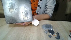 DIY Tableau Fantôme | Tuto Halloween Facile et Effrayant