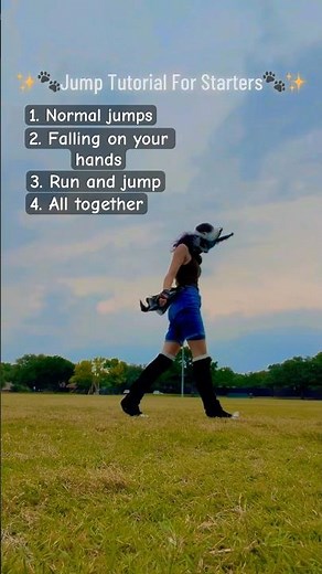 Jump tutorial for starters! 🐾✨ #tutorial #jump #quadrobics #quadrobist #quads #therian