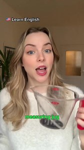 3.2K views · 60 reactions | Practice English vocabulary! Follow for more ‍ • measuring jug • glass jar • whisk • peeler • baking tray • tupperw | Claaire | Facebook