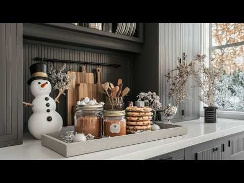 Winter Kitchen Tray Decor Ideas 2026 for Small Spaces That Look Cozy & Luxurious