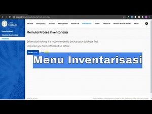 Tutorial Senayan Library Management System (SLiMS) 9 Bulian - Menu Inventarisasi