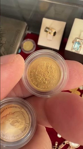 Gold coins from a flea market