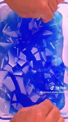 Blue Wax Jelly Slime Tutorial