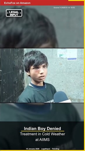 Indian Boy Denied Treatment in Cold Weather at AIIMS #shorts