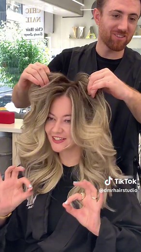 Hair Styling Session at DNA Hair Studio