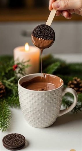 Making the viral Oreo reindeer pops 🦌🎄 Easy festive treat for kids