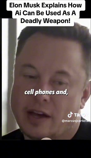 Elon Musk Describes AI's Potential as a Weapon