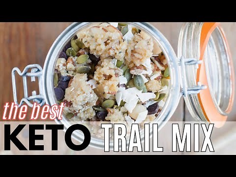 Healthy Keto Trail Mix with Chocolate Nut Clusters
