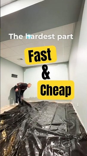 Don’t Forget the Moisture Barrier #diy #floorinstallation #concrete