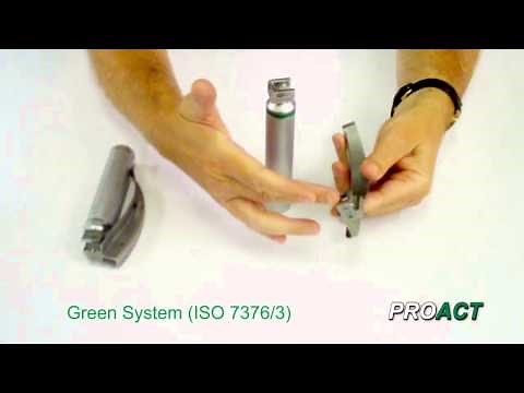 Identifying Conventional and Green System Laryngoscope Blades