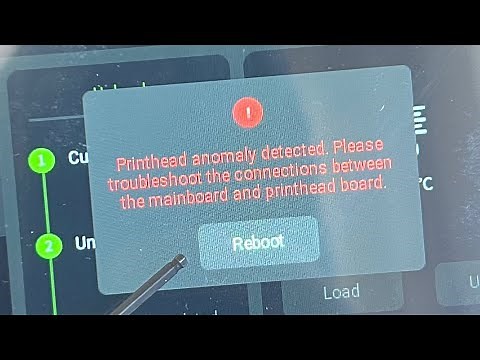 Elegoo Centauri Carbon: Error code 103 Print head Anomaly. Diagnose & fix
