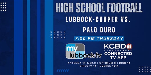 WATCH LIVE: Lubbock-Cooper vs. Palo Duro tonight at 7pm