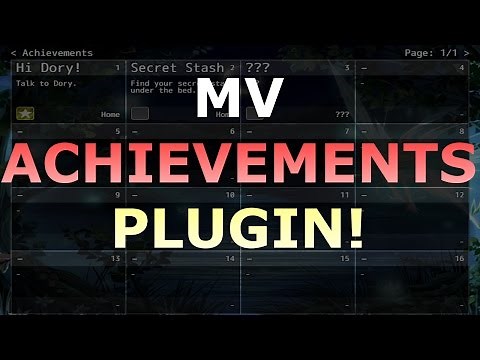 RPG Maker MV: Achievements Plugin!