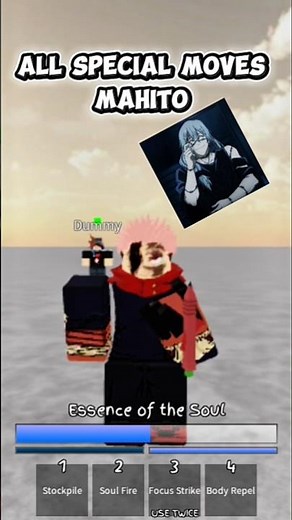 ALL SPECIAL MOVES MAHITO 🔥 | Full Guide Phase 1-3 | Jujutsu Shenanigans #roblox #jjk #mahito #gojo