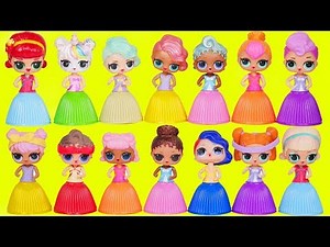 LOL Surprise Dolls Custom Lil Sisters Dress Up in Wrong Heads