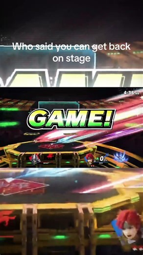 I go offstage too ✊😤 #smashultimate #smashbros