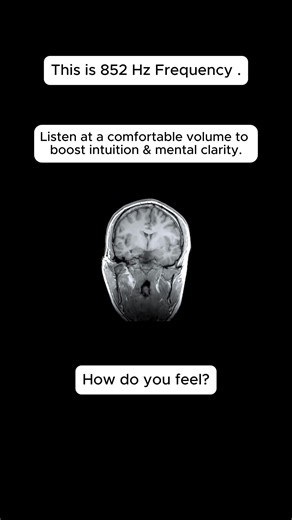 21K views · 376 reactions | This is 852 Hz Frequency. Listen at a comfortable volume for as long as you need to clear your mind. How do you feel? Download the new 5D Waves app #frequency #852hz #soundexperiment | 5D Waves | Facebook