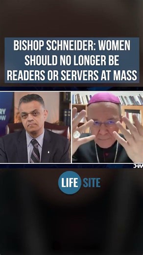 Bishop Schneider: Women Should NO LONGER Be Servers at Mass