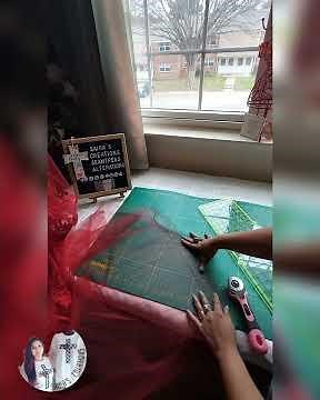 How to Cut tulle fabric layers on Dress like Pro
