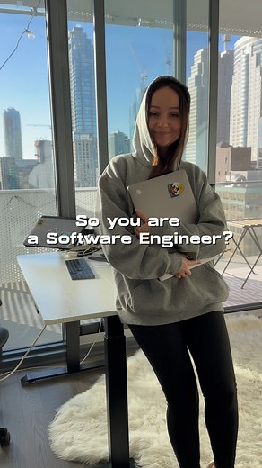 Galinie | Lifestyle · Tech on Instagram: "helloWorld(”console.log”) . . . . . #softwareengineer #softwaredeveloper #coding #tech #codingmemes #girlsintech #womeninstem #remotework"