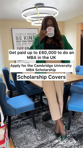 Note the following: https://boustany-foundation.org/scholarship-programmes/mba-cambridge/ Links on IG are not clickable,type the link in your browser. If you want to learn how to find and submit applications that win scholarships so you can have your proof of funds to relocate abroad in 1 year or less. Send me a message for access to the FREE training to learn how. | Zino Ojogbo