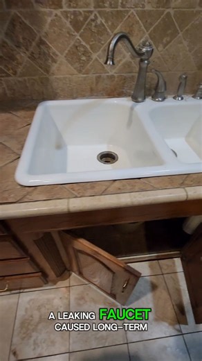 What looks fine on the surface can hide serious problems underneath. A leaking faucet caused long-term water damage inside this kitchen cabinet, destroying both the top and bottom structure. This wasn’t cosmetic damage — it required full demolition, proper repairs, and a complete upgrade. We take the time to prep and protect the home, control dust, and dispose of debris the right way before rebuilding and installing new quartz countertops. This is how renovations should be done — no shortcuts, n