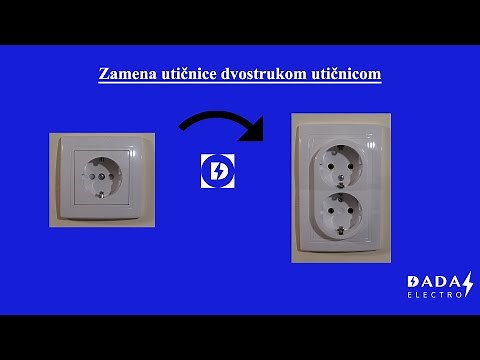 Zamena utičnice - postavljanje duple utičnice