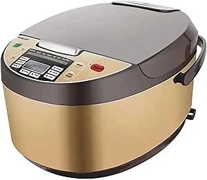 Smart Multi-Function Electric Rice Cooker - 5L Non-Stick with Advanced Technology for Perfect Results - Versatile Cooking Modes, LCD Display, and Safety Features