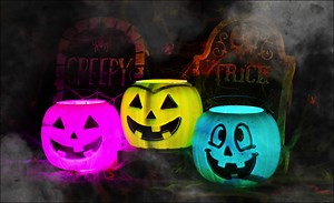 Weekend Halloween Project: Illuminated Candy Bucket Featuring BBC Microbit @microbit_edu #microbit #microbitlove #microbitmonday