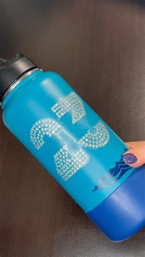 Hotfix rhinestones can be pressed to our Bling Anything decal material, which turns them into a sticker! BONUS - these are dishwasher safe or can be put on a car window!'. . . #blingsticker #rhinestonedecal #rhinestones #asmr #tutorial | The Rhinestone World