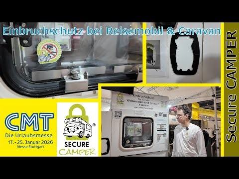 Burglary protection for motorhomes & caravans at the CMT 2026