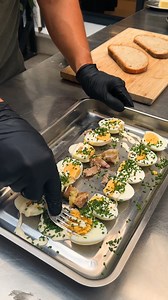 Marrow Deviled Eggs Sandwich! Upgrade your lunch with this luxurious recipe 🍳🥪 | Chefclub Ireland