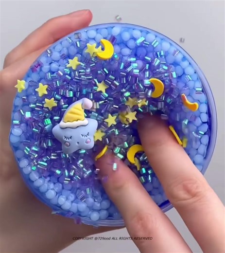 Relaxing ASMR with Blue Slime Creations