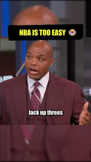 Chuck Says The NBA Is Too Easy 👀